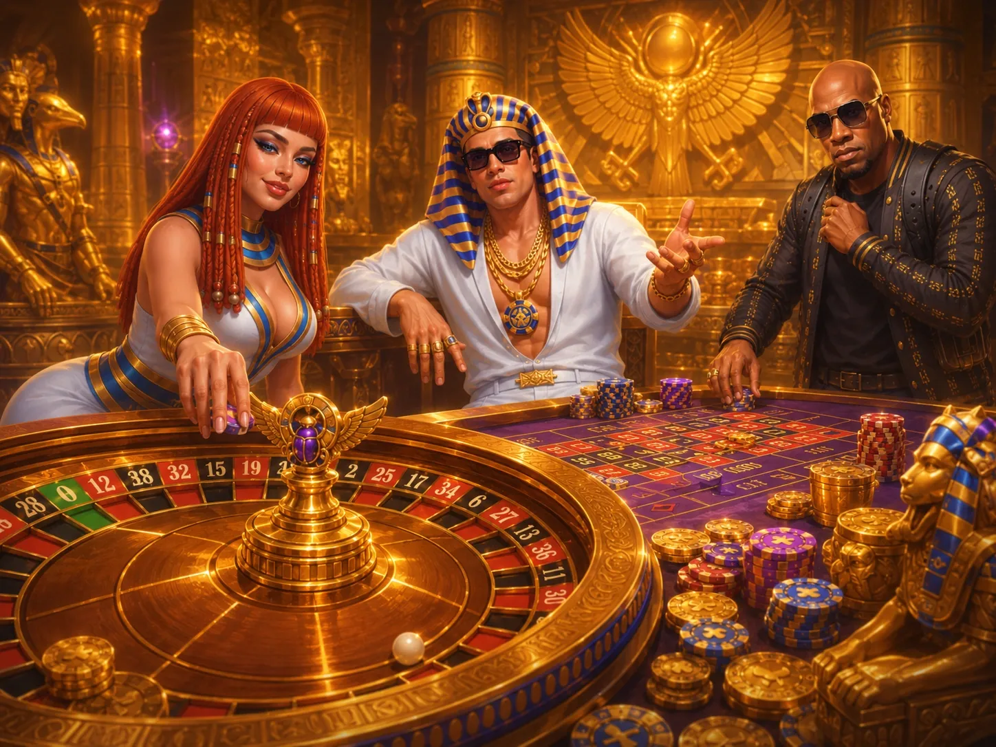 Ancient Gold Roulette Vegas Temple